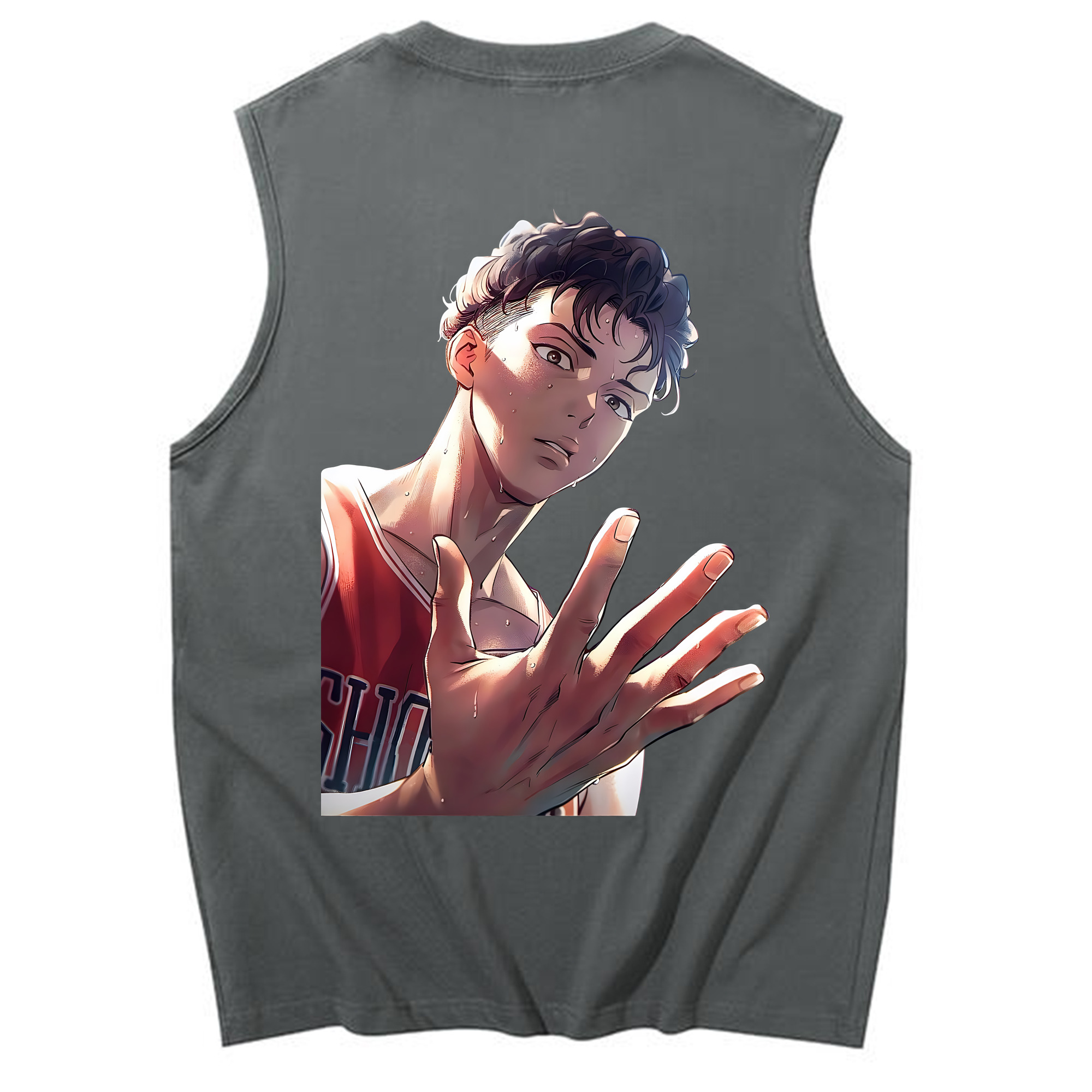 （画像用） SLAM DUNK／スラムダンク コットン100％タンクトップ（背面プリント）